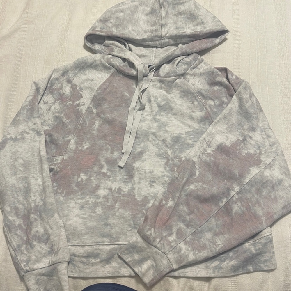 Gentle Fawn womens cropped tie dye hoodie